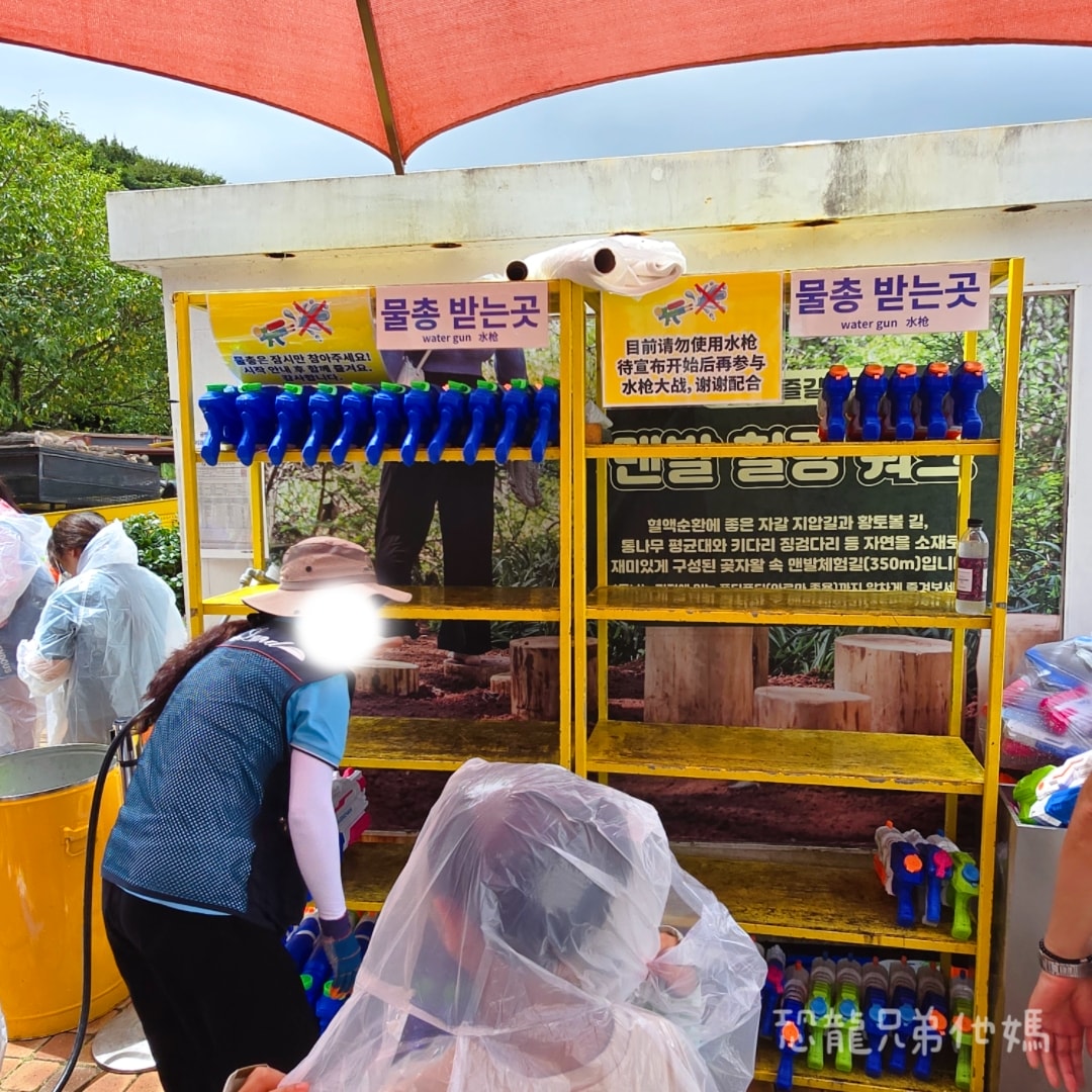 韓國‧濟州島│親子必玩 “ECOLAND 森林小火車樂園 “，夏日限定超刺激水槍大戰，園區好美好玩又好拍，大草皮上餵馬羊，限定表演秀!2025.8