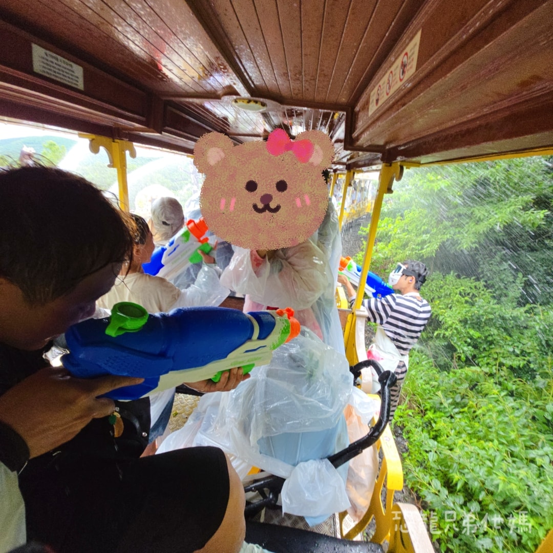 韓國‧濟州島│親子必玩 “ECOLAND 森林小火車樂園 “，夏日限定超刺激水槍大戰，園區好美好玩又好拍，大草皮上餵馬羊，限定表演秀!2025.8