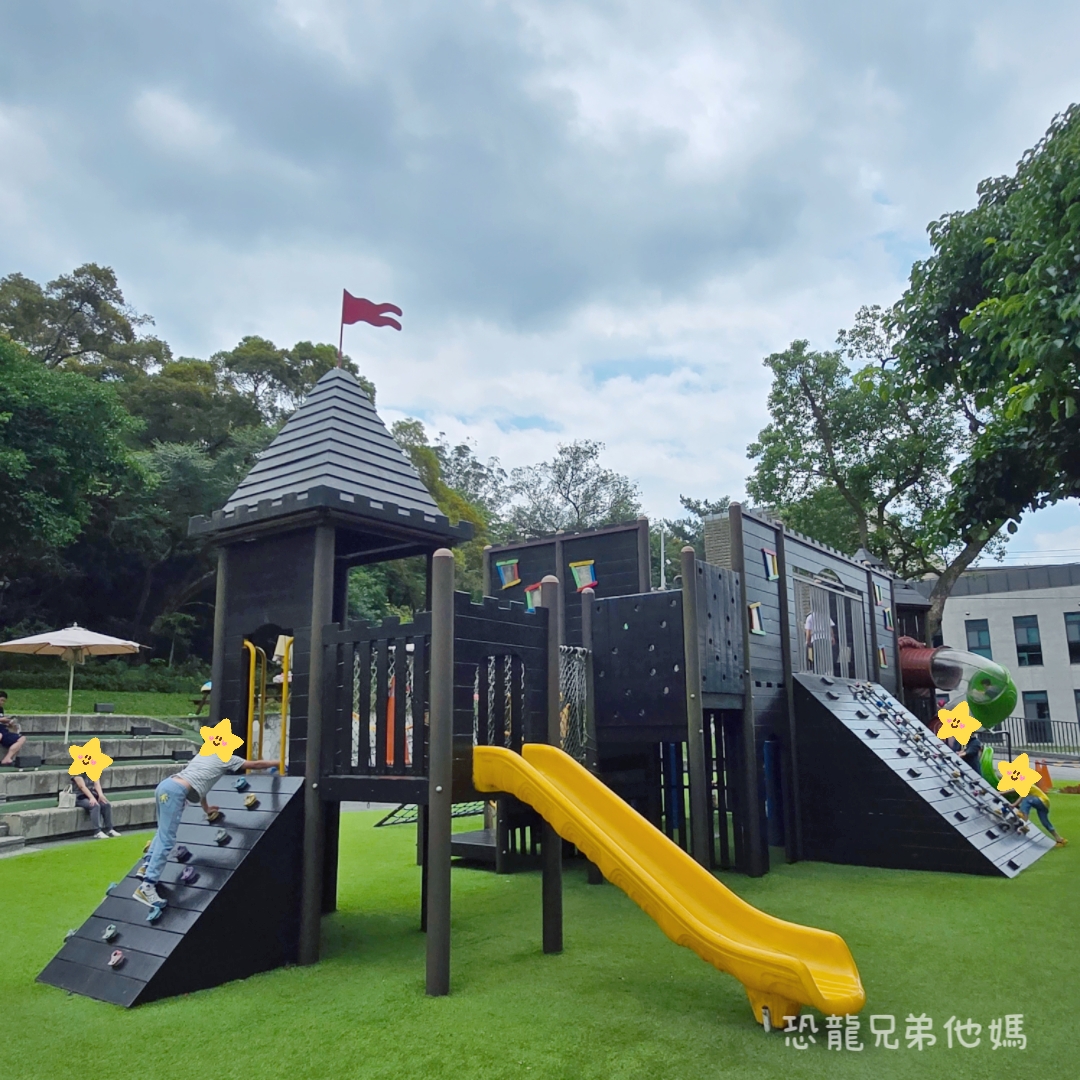 桃園親子景點｜大有梯田生態公園：全台首座梯田遊戲場！挑戰極限體能王攀爬網、松鼠滑索，玩到不想回家的旗艦級生態公園
