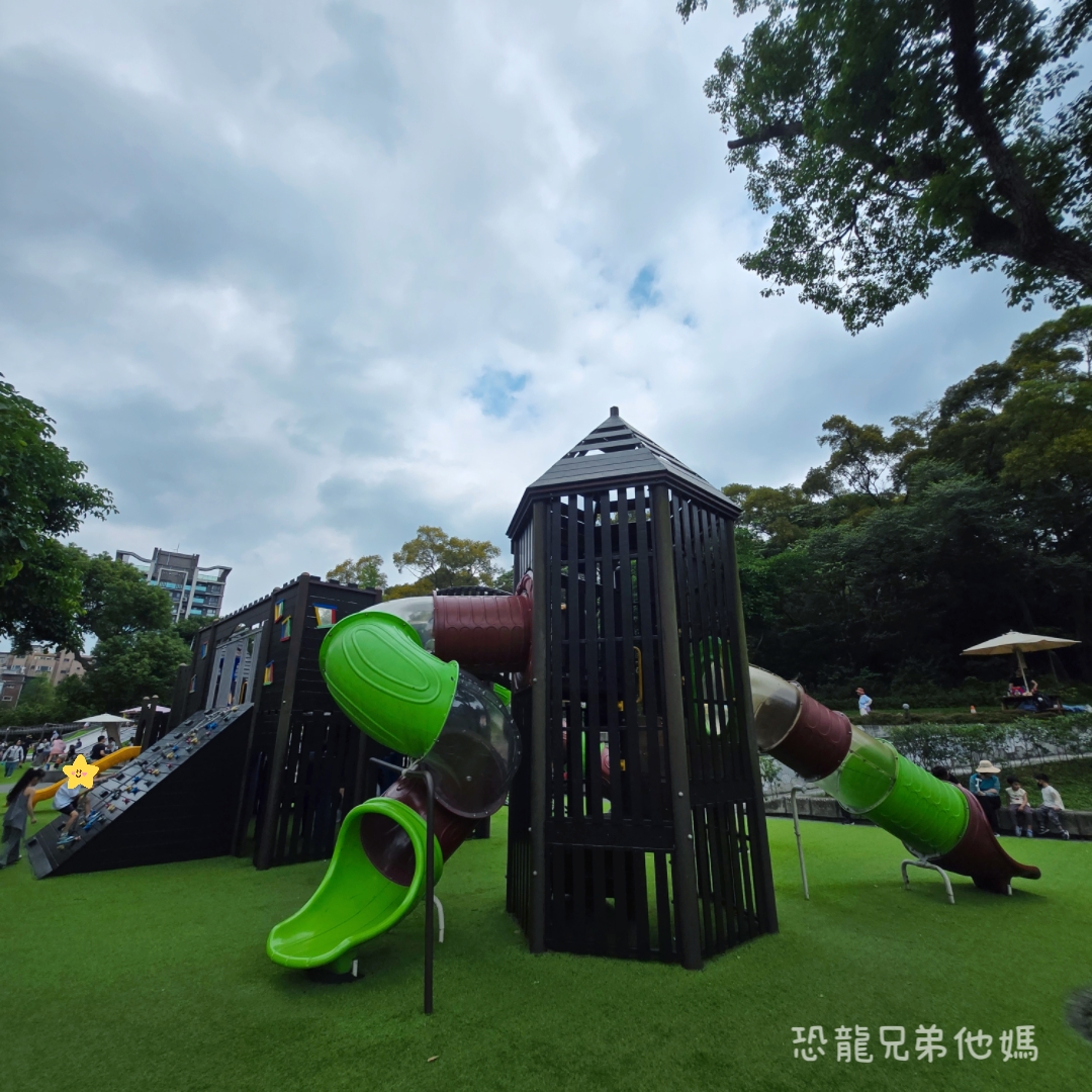 桃園親子景點｜大有梯田生態公園：全台首座梯田遊戲場！挑戰極限體能王攀爬網、松鼠滑索，玩到不想回家的旗艦級生態公園