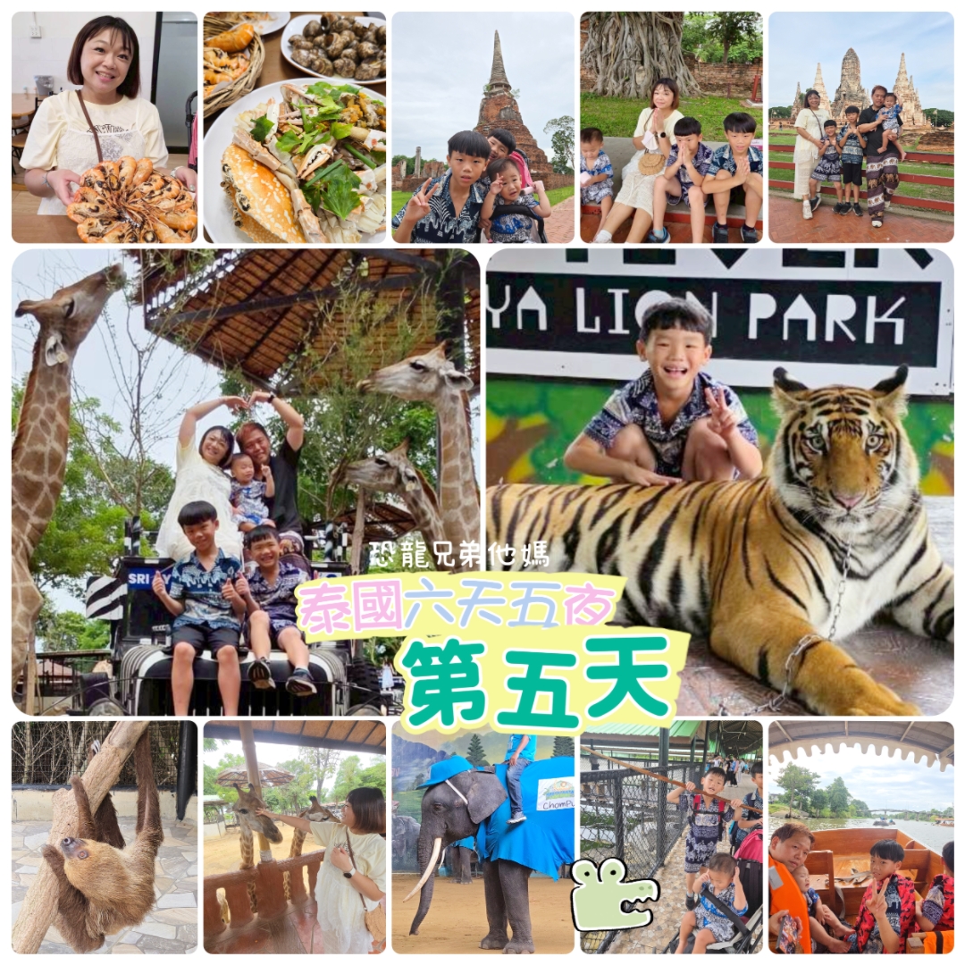 泰國自由行｜曼谷近郊雙城遊：大城動物園、邦盛海灘、經典水上市場6天5夜親子行程全攻略！2026.07